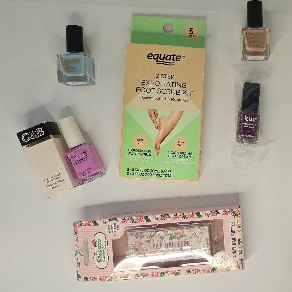 Beauty Bundle: Hand Cream, Exfoliating Scrub, Nail Polish & More!
